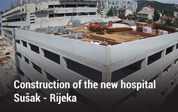 Construction of the new hospital Sušak - Rijeka