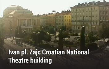 Ivan pl.Zajc Croatian National Theatre building