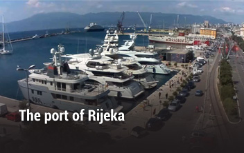 The port of Rijeka