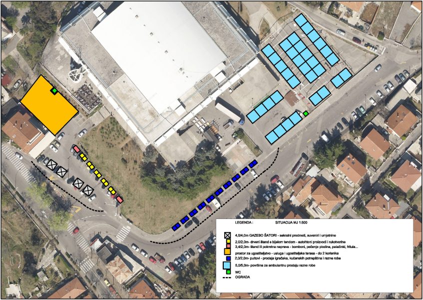 Il mercatino sarà allestito in piazza Viktor Bubanj