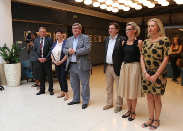 Goran Petrc, Marina Medarić, Vojko Obersnel, Miroslav Matešić, Verena Lelas Turak i Maja Pudić