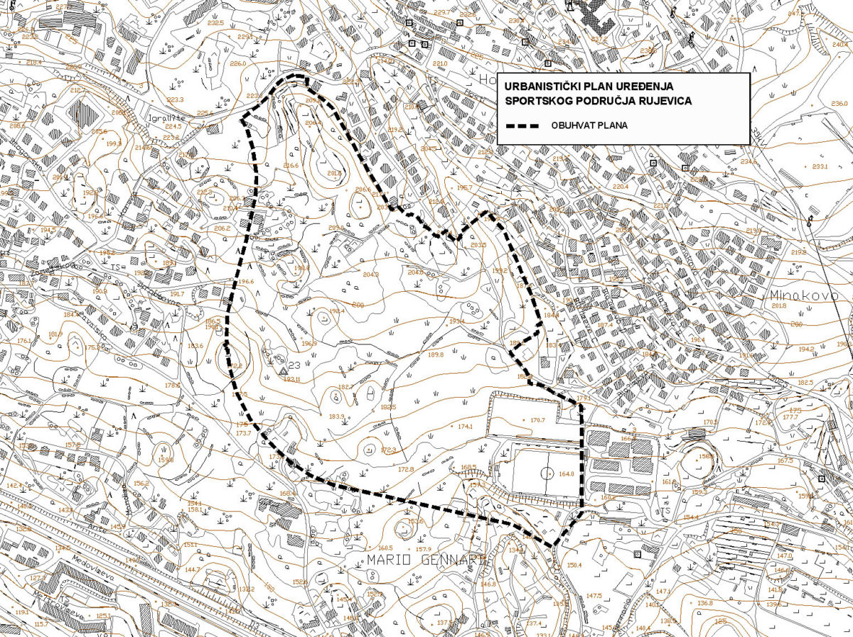 UPU sportskog područja Rujevica