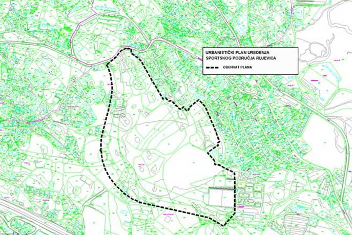 Obavijest javnosti o izradi Urbanističkog plana uređenja sportskog područja Rujevica