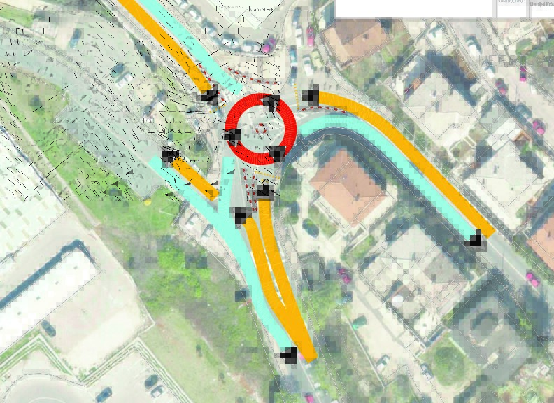 Privremeno pretvaranje raskrižje ulica Osječka – Škurinjska cesta – Ivo Lole Ribara u kružni tok