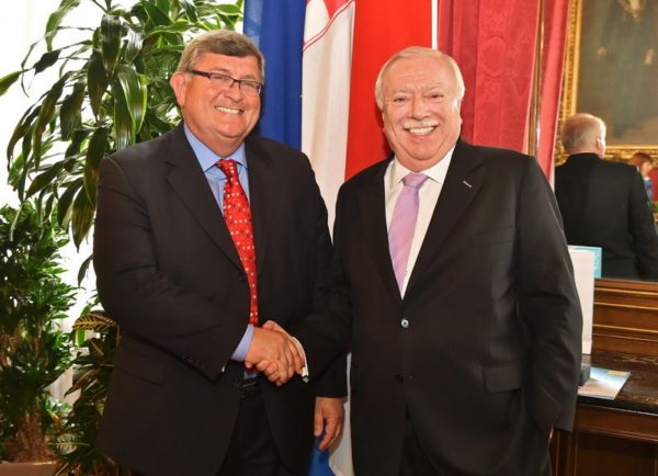 Gradonačelnik Obersnel susreo se s gradonačelnikom Beča Michaelom Häuplom