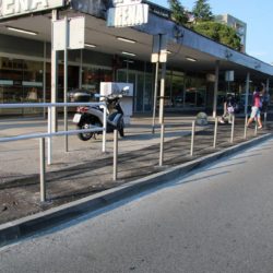 Prošireni nogostup u ulici Franje Čandeka