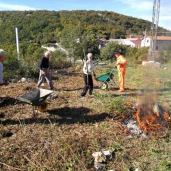 akcija čišćenja prostora na platou zvanom Kolosjek