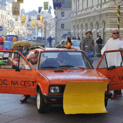 Maškarani auto-rally Pariz-Bakar
