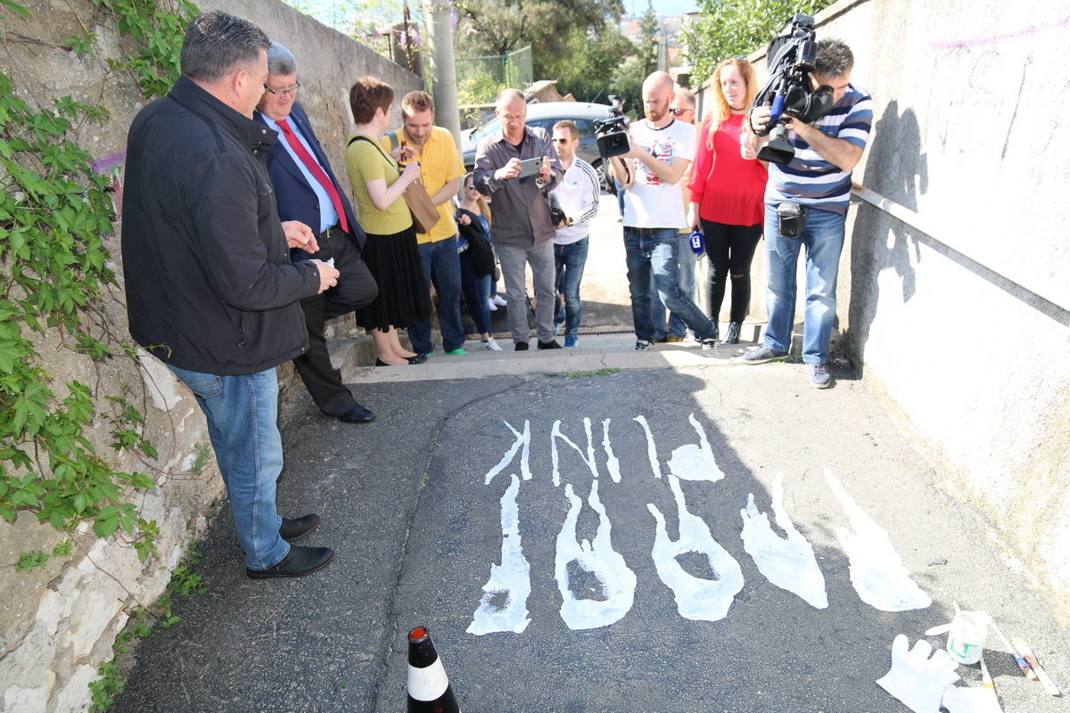 Obnovljeno zaštićeno kulturno dobro - grafit “Paraf punk”