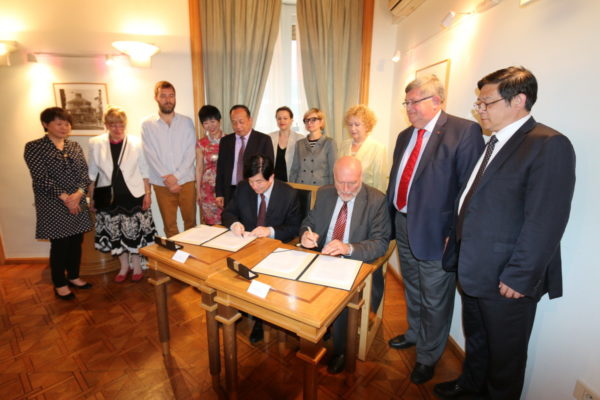 Potpisan Sporazum o suradnji između Kineske federacije i Udruge hrvatsko-kineskog prijateljstva