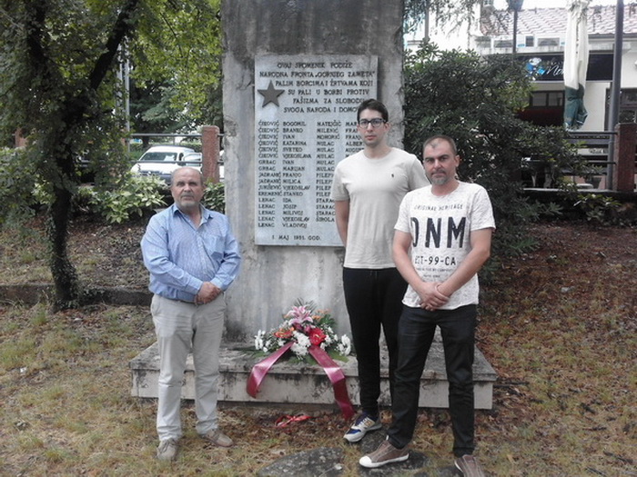 VMO Gornji Zamet položilo cvijeće žrtvama fašizma