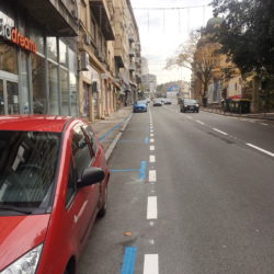Iscrtana parkirališta u Strossmayerovoj