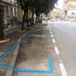 Iscrtana parkirališta u Strossmayerovoj