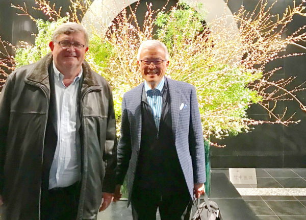 Gradonačelnika Obersnela u hotelu je dočekao g. Shuji Kogi, glavni tajnik fondacije EU-Japan Fest