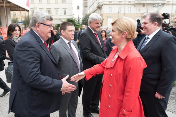 Vojko Obersnel i Kolinda Grabar-Kitarović