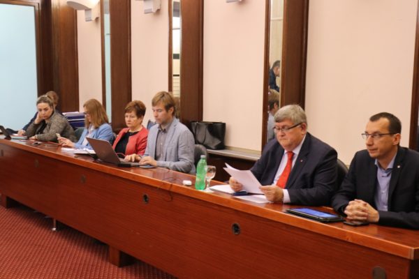 Gradonačelnik Vojko Obersnel sa suradnicima