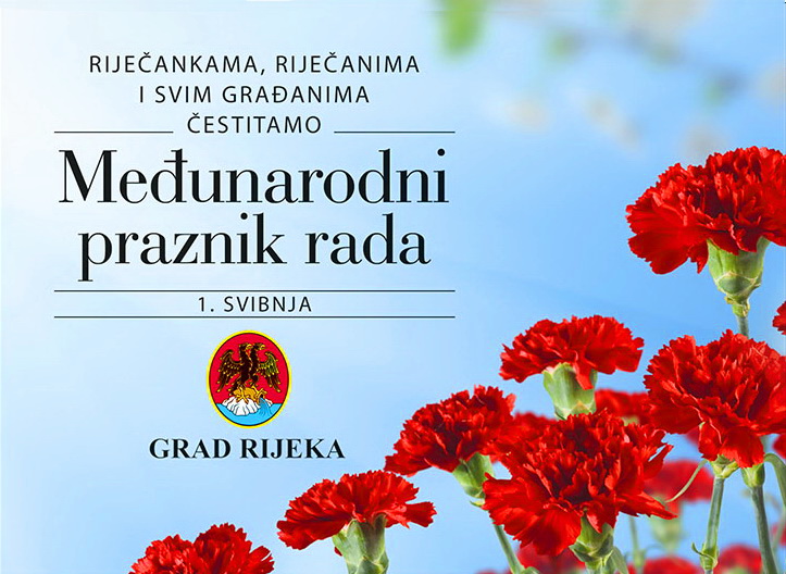 Čestitka 1. svibnja Grad Rijeka 2019