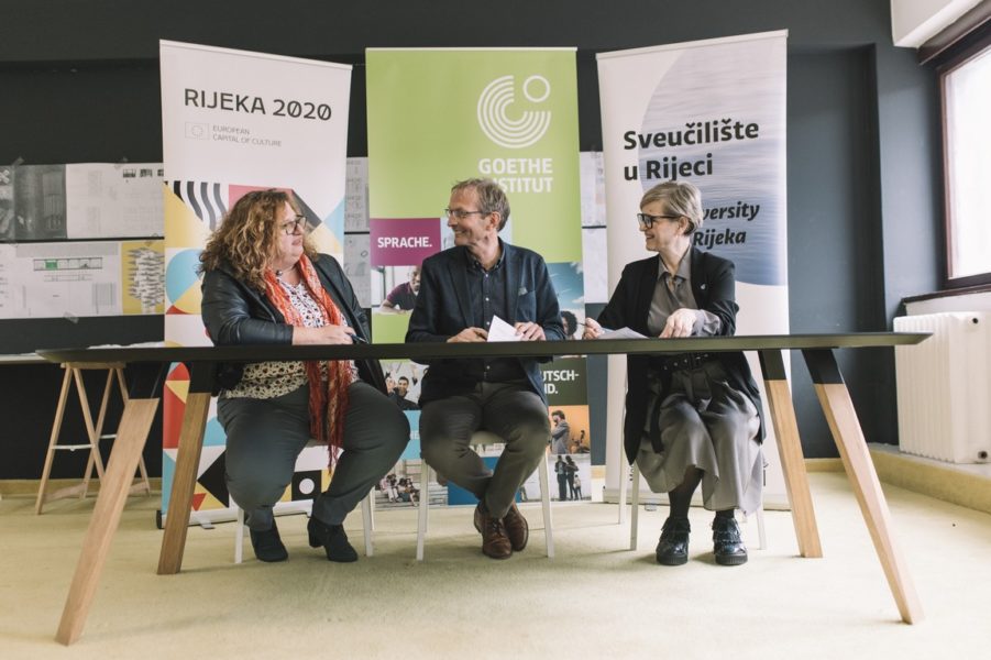 Potpis sporazuma o suradnji između Goethe-Instituta Kroatien, Sveučilišta u Rijeci i Rijeke 2020