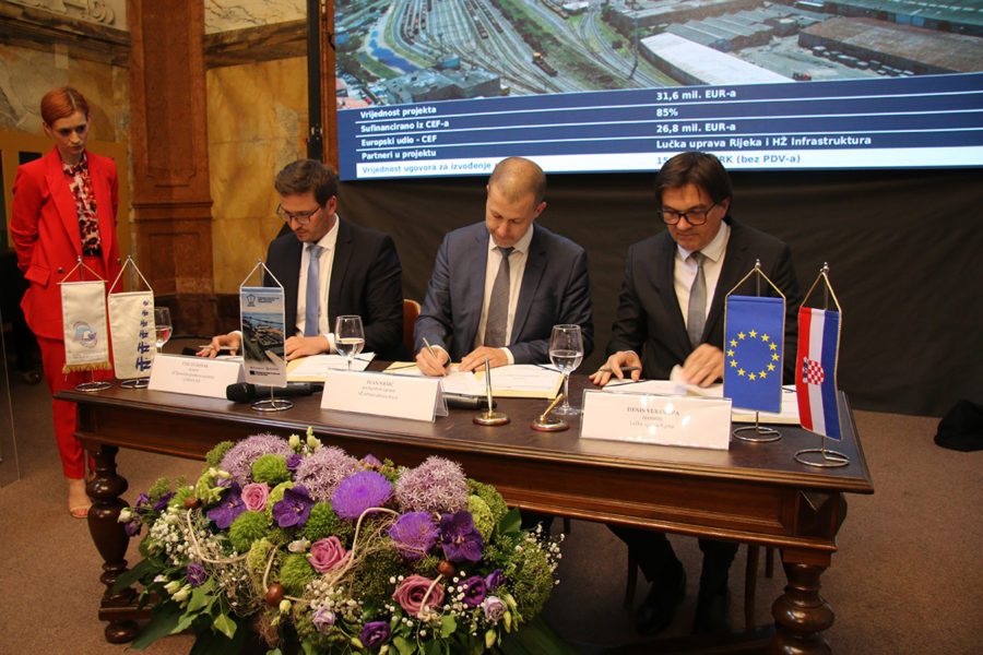 Potpisivanje ugovora – nastavak unaprjeđenja infrastrukture na Zagreb Deep Sea terminalu