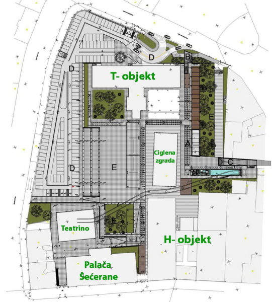 Uređenje javnih površina unutar kompleksa Benčić s pripadajućom infrastrukturom