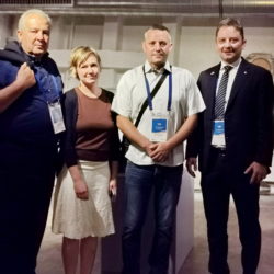 Nikola Ivaniš, Janine Uhleman, Goran Pernjek i Andrej Poropat na izložbi Riječki torpedo