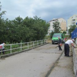 Uređivanje platoa u Dražičkoj ulici - MO Grbci 2019.