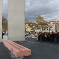 Otvoreno memorijalno obilježje na Mostu hrvatskih branitelja