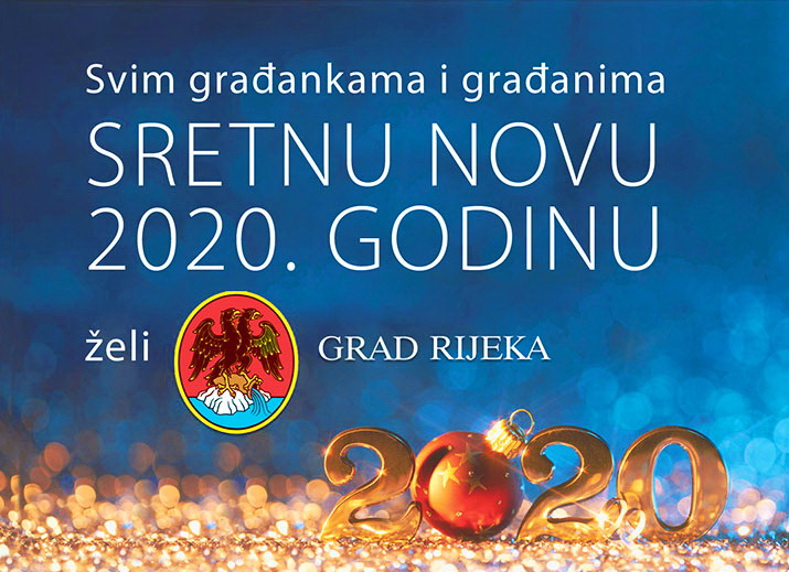Grad Rijeka čestitka za Novu godinu