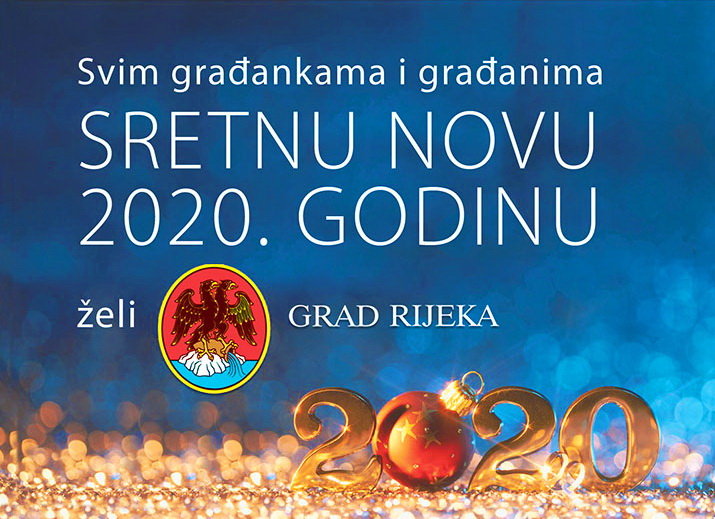 Grad Rijeka čestitka za Novu godinu