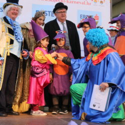 Dječja karnevalska povorka - gradonačelnik primio male maškare