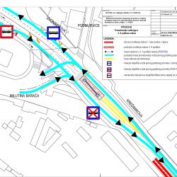 Prometovanje autobusa 3 faza etapa A - radovi u Krešimirovoj ulici