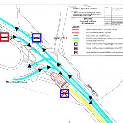 Prometovanje autobusa 3 faze etapa B - radovi u Krešimirovoj ulici