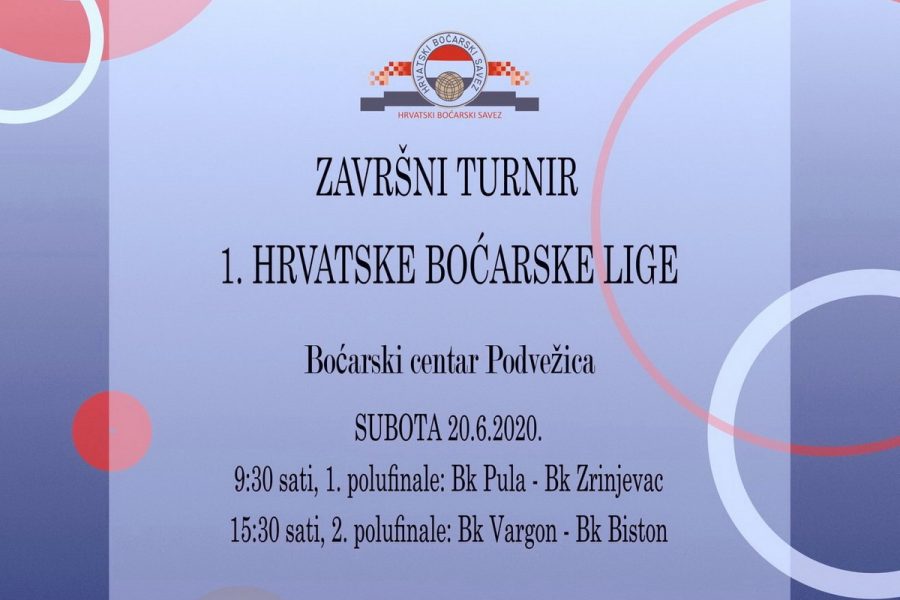 Završni turnir 1. hrvatske boćarske lige