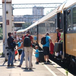 Dolazak prvog vlaka iz Češke sa gostima
