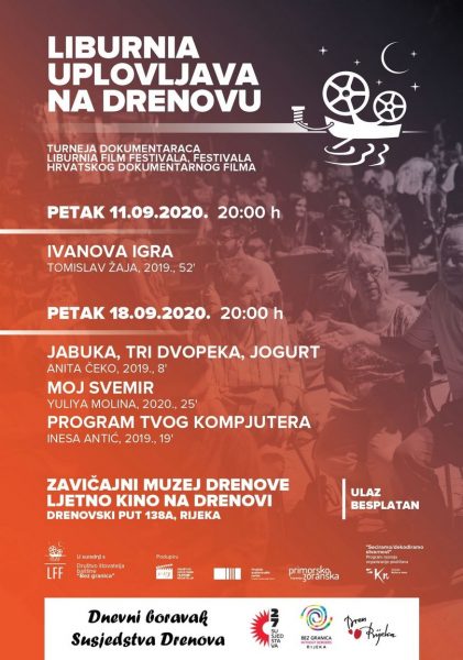 Plakat Liburnia uplovljava na Drenovu