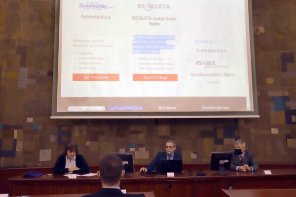 Prezentacija web trgovine Rijeka CityCard Silvija Lučić, Emir Dizdarević, Alberto Kontuš
