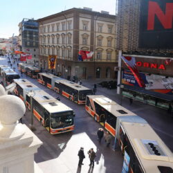 Sedam novih autobusa Autotroleja nabavljenih u sklopu Eu projekta Jačanje sustava javnog prijevoza