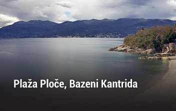 Rijeka plaža Ploče, Bazeni Kantrida