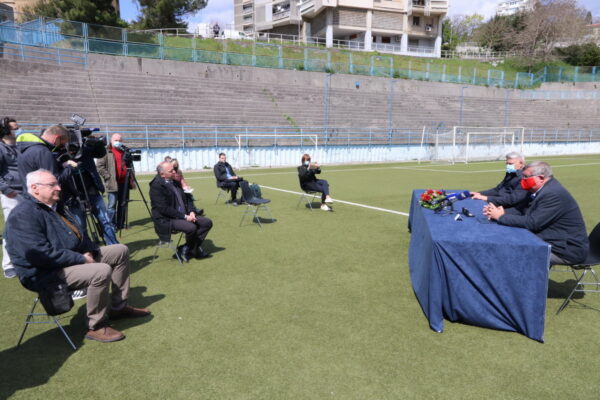 Potpisu ugovora prisustvovali i pročelnik Ivanković i direktor Rijeka sporta Butorac 