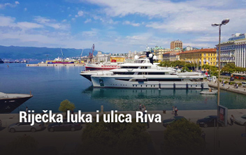 Riječka luka i ulica Riva