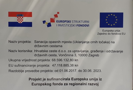 Financiranje sanacije opasnih mjesta na državnim cestama