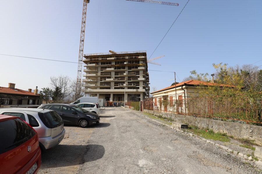 Gradilište novog stambenog kompleksa na Kantridi Labinska ulica