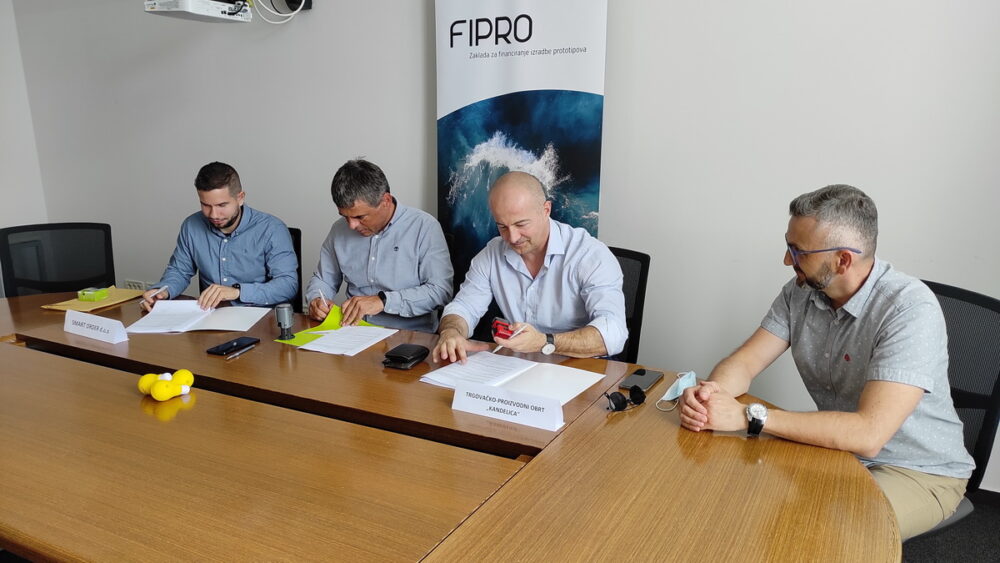 Potpisivanje ugovra o sufinanciranju inovativnih projekata Zaklada FIPRO