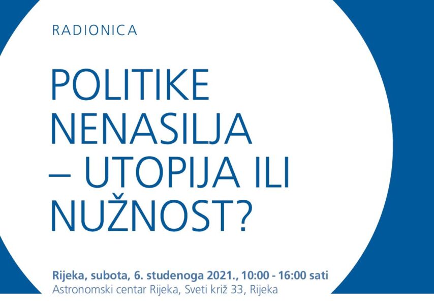 Politike nenasilja - utopija ili nužnost