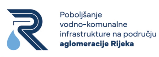 Logo EU projekta „Poboljšanje vodno-komunalne infrastrukture na području aglomeracije Rijeka“