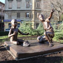 Otkrivanje skulpture Budućnost u parku Pomerio
