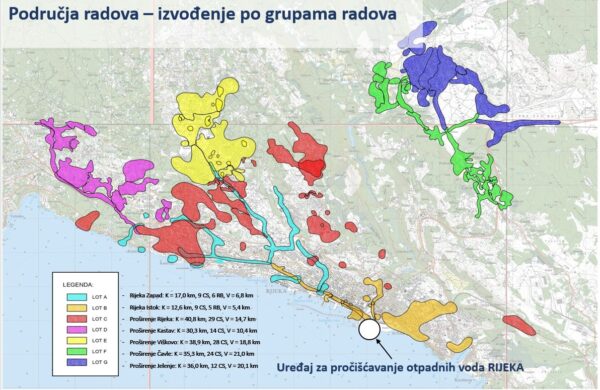Područje radova, Europski projekt aglomeracija Rijeka