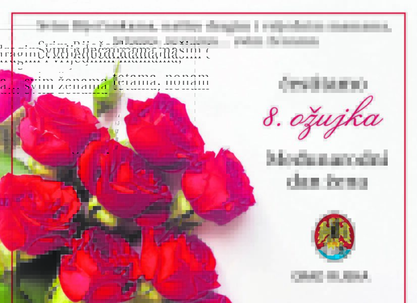 Grad Rijeka čestitka za 8. ožujka