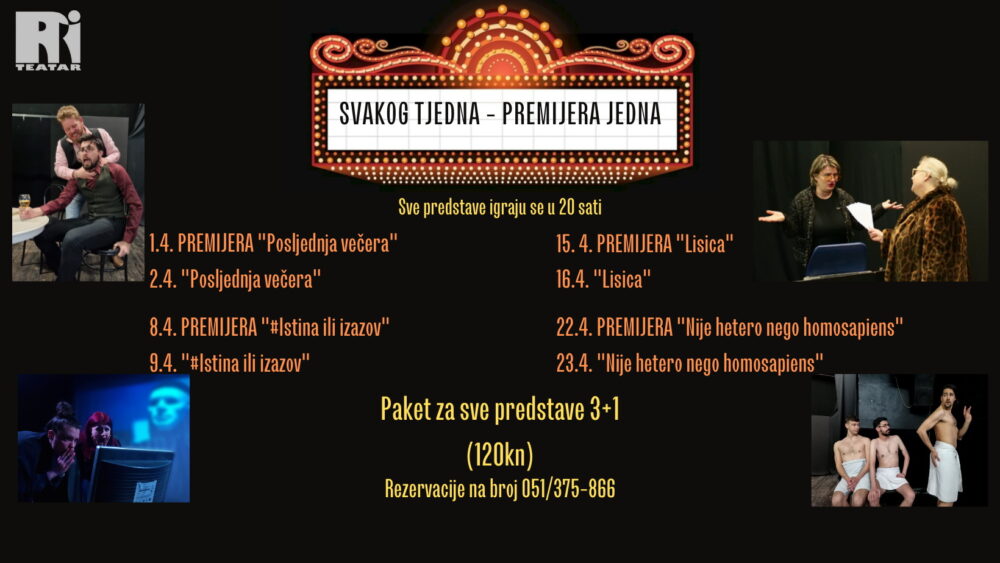 Svakog tjedna premijera jedna