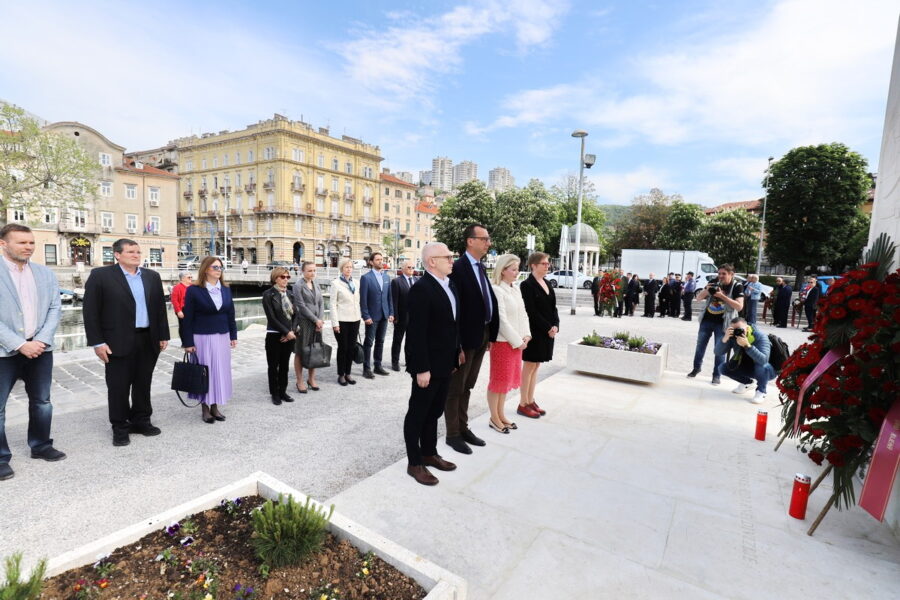 Polaganje vijenaca povodom obilježavanja Dana oslobođenja Rijeke